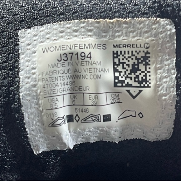 Merrell Womens Monument Grey Mesh Trail Hiking Boots Size 8.5 - Picture 8 of 8